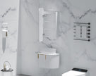 Navona Carysil Earls Squircle LED Shaving Cabinet 450 x 900mm Matte White
