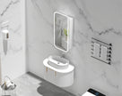 Navona Carysil Earls Squircle LED Shaving Cabinet 450 x 900mm Matte White