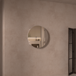 Navona Carysil Orbit Round Shaving Cabinet 800 x 800mm Matte White