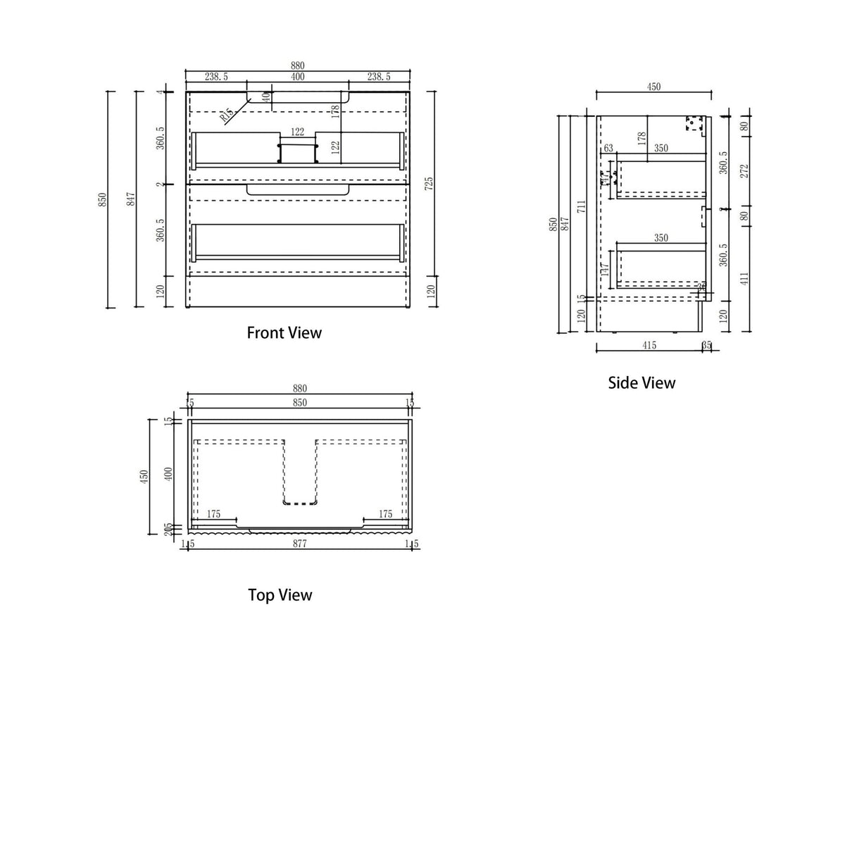 Lovina Floor Standing 900mm