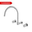 Cadence Wall Sink Set 1/4 Turn - chrome