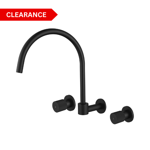 Cadence Wall Sink Set 1/4 Turn - matte-black
