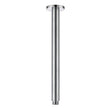 Round Ceiling Shower Arm - brushed-chrome