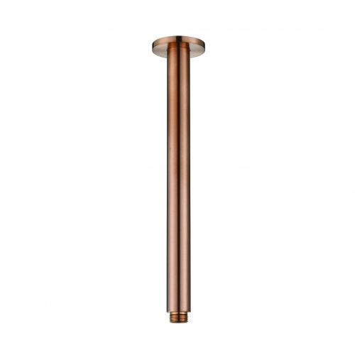 Round Ceiling Shower Arm 300mm Champagne