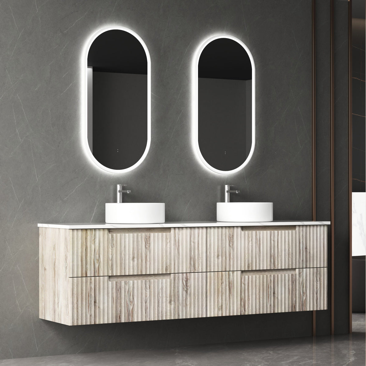 Tuscana Wall Hung 1800mm Double