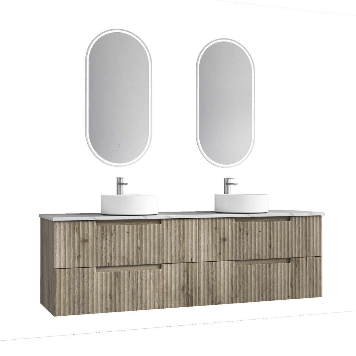 Tuscana Wall Hung 1800mm Double