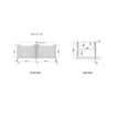 Perla Mark II Wall Hung 1200mm