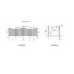 Perla Mark II Wall Hung 1500mm