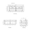 Briony Wall Hung 1800mm