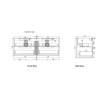 Neva Wall Hung 1500mm