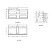 Ainsley Wall Hung 1200mm