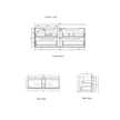 Ainsley Wall Hung 1500mm