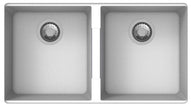 Navona CG2B 3322 Double Bowl Granite Sink 824 x 481 x 241mm Snova White