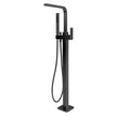 Chao Freestanding Bath Mixer With Hand Shower - matte-black