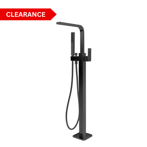 Chao Freestanding Bath Mixer With Hand Shower - matte-black