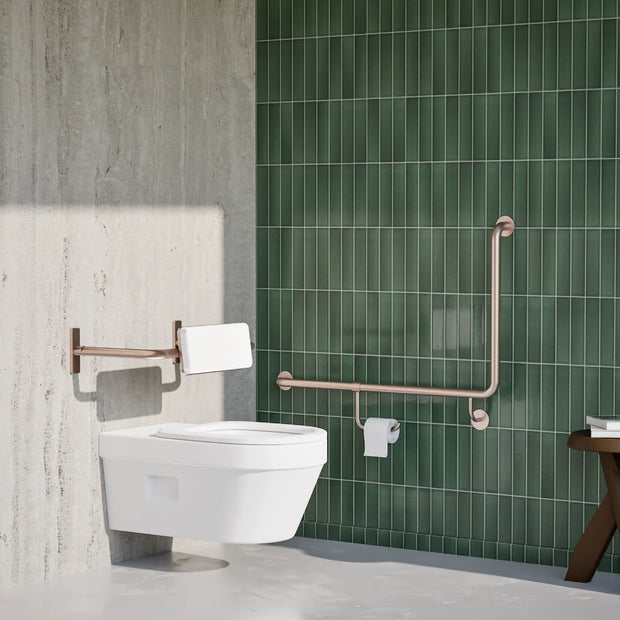 Meir Mobility Bath Towel Rail - Lustre Bronze