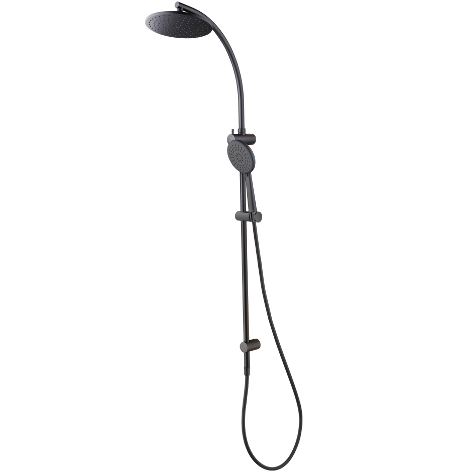 Copenhagen Dual Shower Set in Matte Black