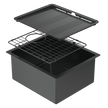 Piazza Square Bowl Black Pearl