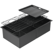 Piazza Double Square Bowl Black Pearl