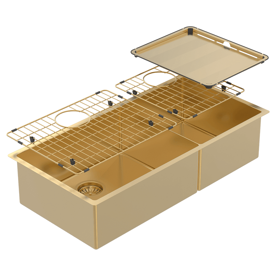 Piazza One and 3/4 Square Bowl Eureka Gold