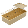 Piazza One and 3/4 Square Bowl Eureka Gold