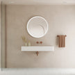 Encanto 1000 Solid Surface Wall Basin, Matte White