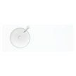 Encanto 1200 Solid Surface Wall Basin, Left-Hand Bowl, Matte White