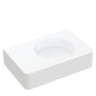 Encanto 470 Solid Surface Wall Basin, Matte White in Matte White