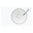 Encanto 470 Solid Surface Wall Basin, Matte White