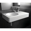Fienza Encanto 700 Solid Surface Wall Basin, Matte White wall hung vanity