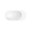 Fienza Ari Solid Surface Wall Basin, Matte White wall hung vanity