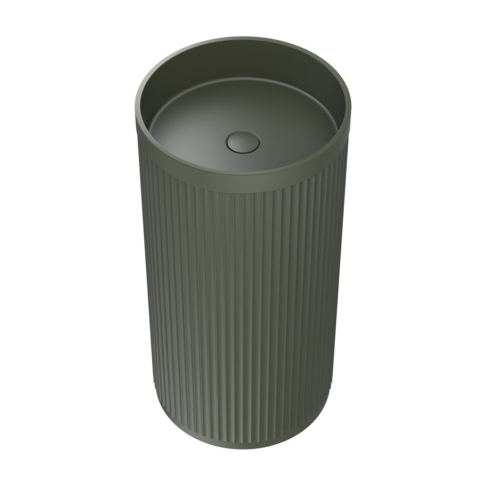 Minka Solid Surface Freestanding Basin in Forest