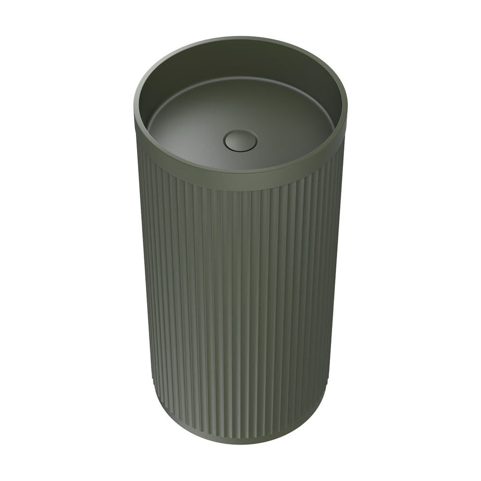Minka Solid Surface Freestanding Basin in Forest