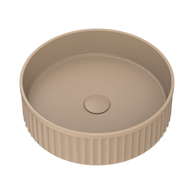 Minka Round Solid Surface Above Counter Basin in Dusk