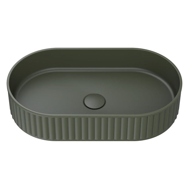 Minka Pill Solid Surface Above Counter Basin in Forest