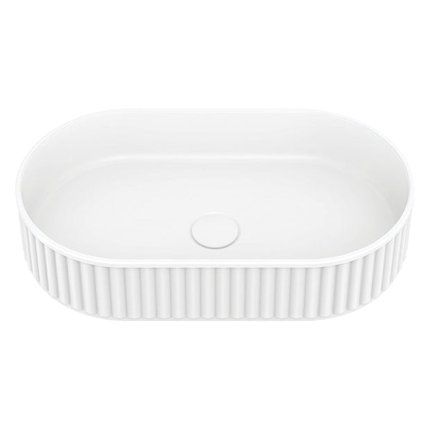Minka Pill Solid Surface Above Counter Basin in Matte White