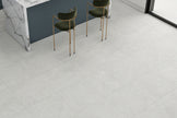 Cairo Perla Limestone Look Porcelain Tiles in a room setting