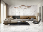 Grand Marble Calacatta Extra Porcelain Tiles in a room setting