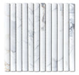 3D Flute Calacatta Natural Stone Mosaic tile