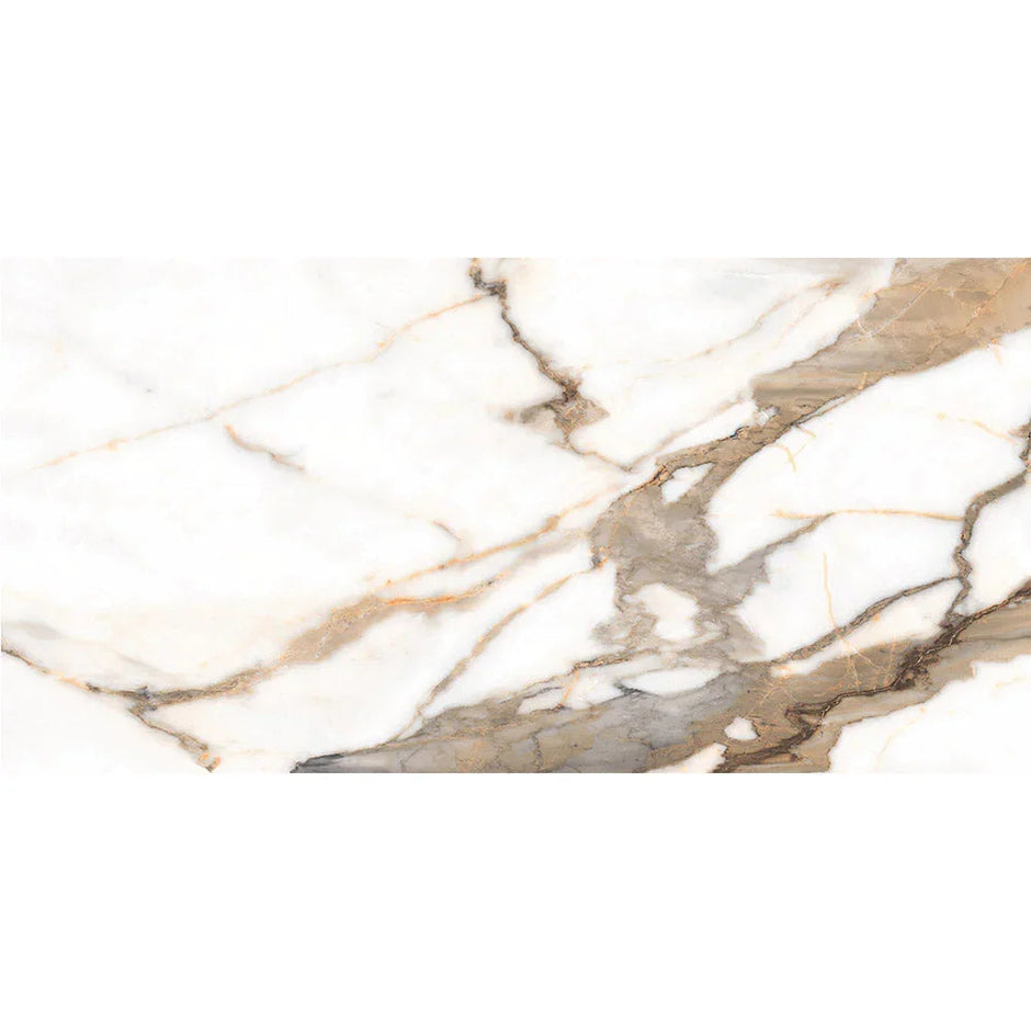 Calacutta Aurous Marble Look Porcelain Tiles tile