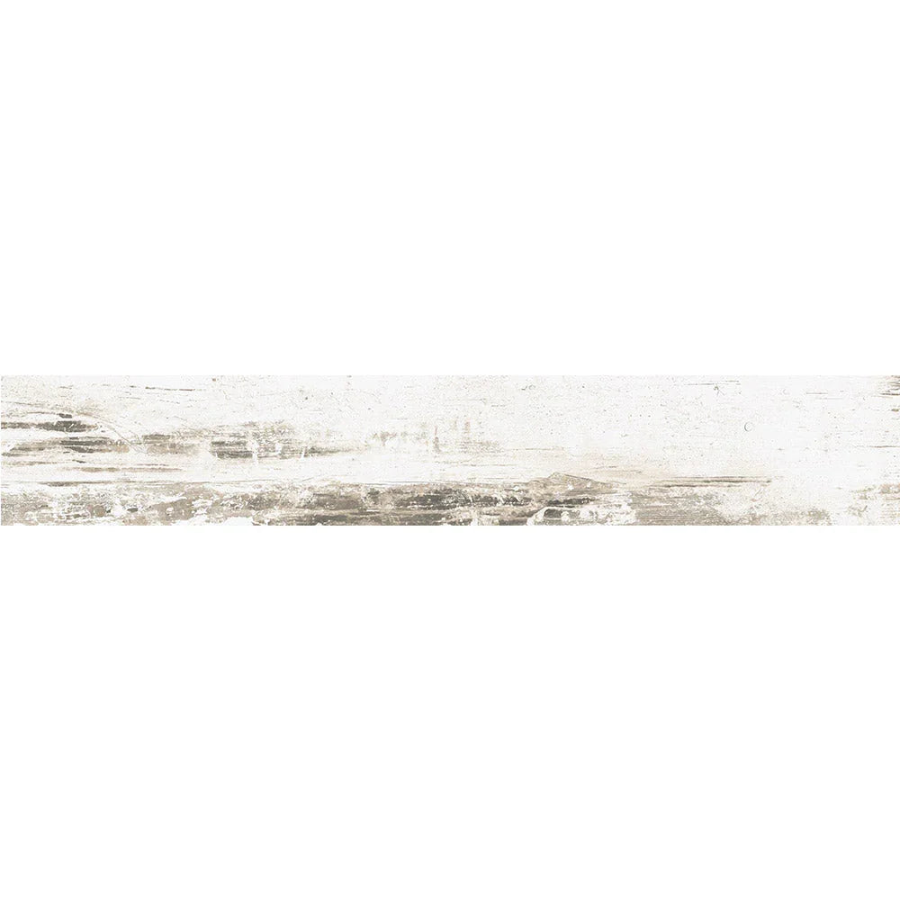 Carbon White Timber Look Porcelain Tiles tile