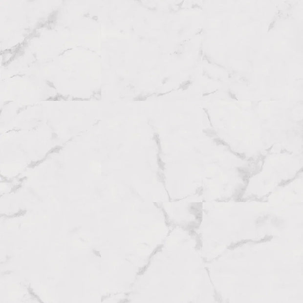Carrara Bianco Gloss Wall Unrectified Marble Look Porcelain Tiles tile