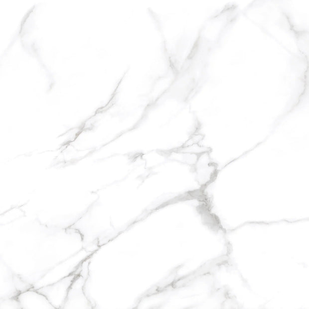Carrara Stone Grey Marble Look Porcelain Tiles tile