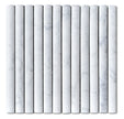3D Flute Bianco Carrara Natural Stone Mosaic tile