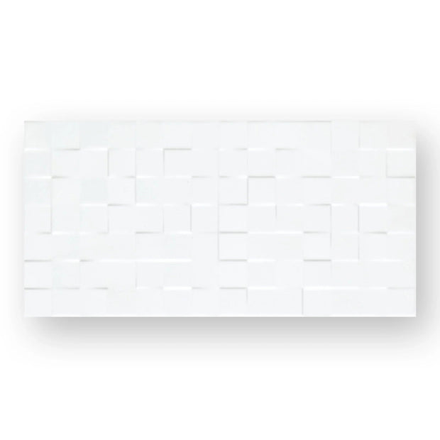 Charm White Ceramic Tiles 300x600mm tile