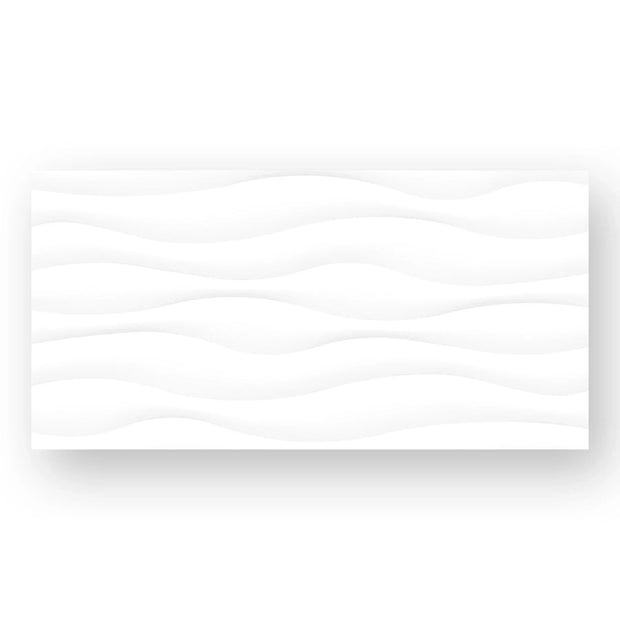 Charm White Ceramic Tiles 300x600mm tile
