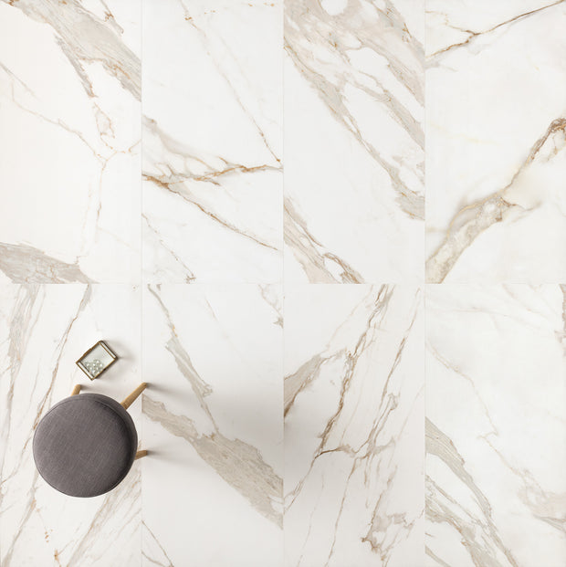 Charme Oro 3D Porcelain Tiles in a room setting