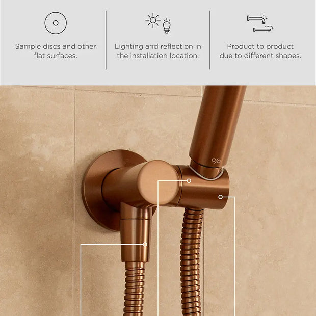 Meir Sigma 21 Dual Flush Plates to suit Geberit - Lustre Bronze