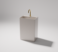Pietra Bianca Cube Freestanding Pedestal Basin