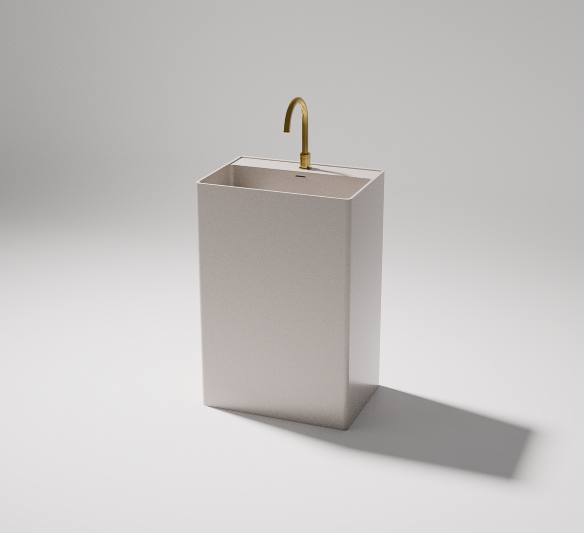 Cube Freestanding Pedestal Basin